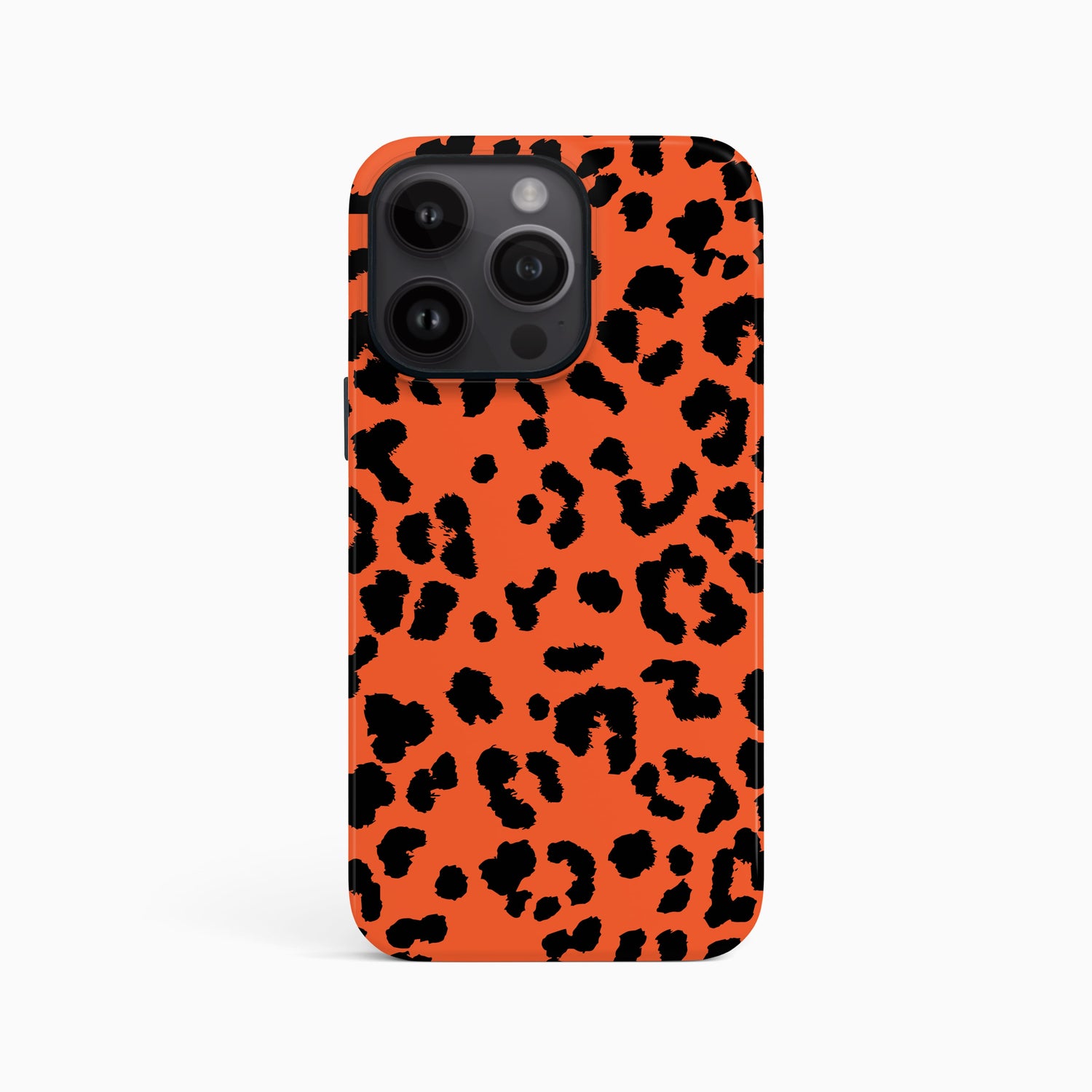 Classic Orange Leopard Print Case iPhone 16 Pro Phone Case