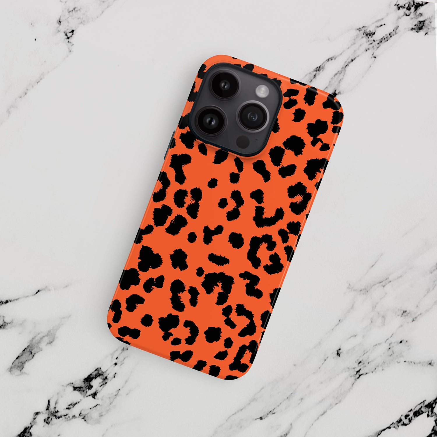 Classic Orange Leopard Print Case Phone Case