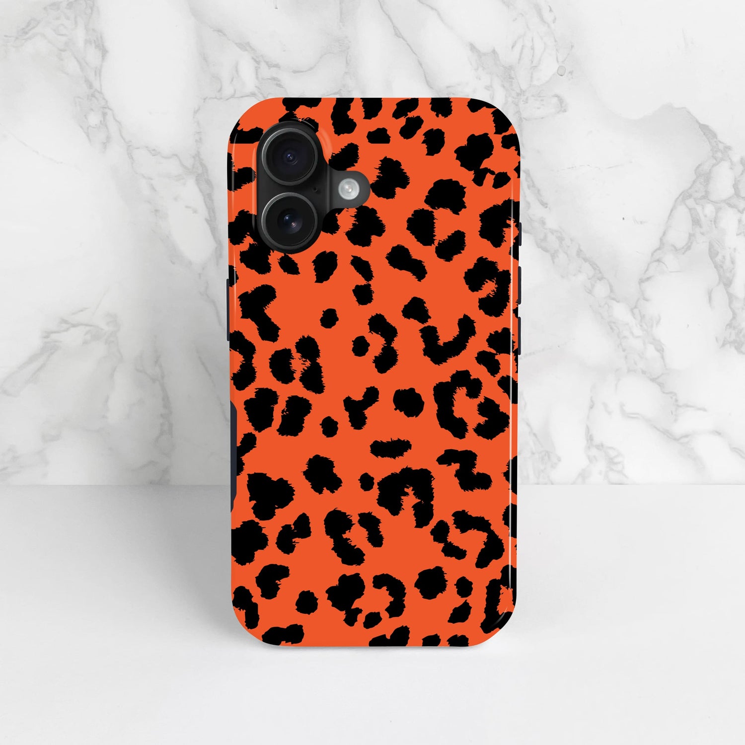 Classic Orange Leopard Print Case Phone Case