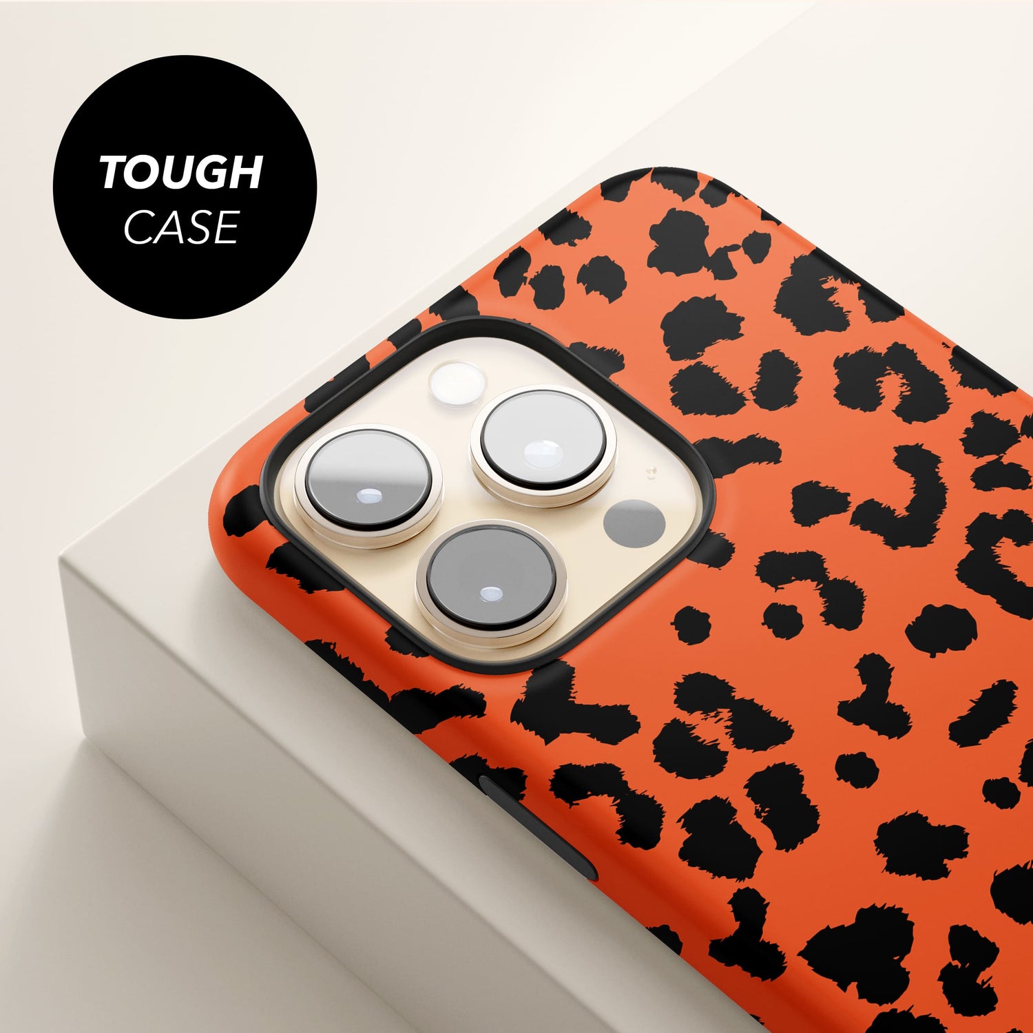 Classic Orange Leopard Print Case Phone Case