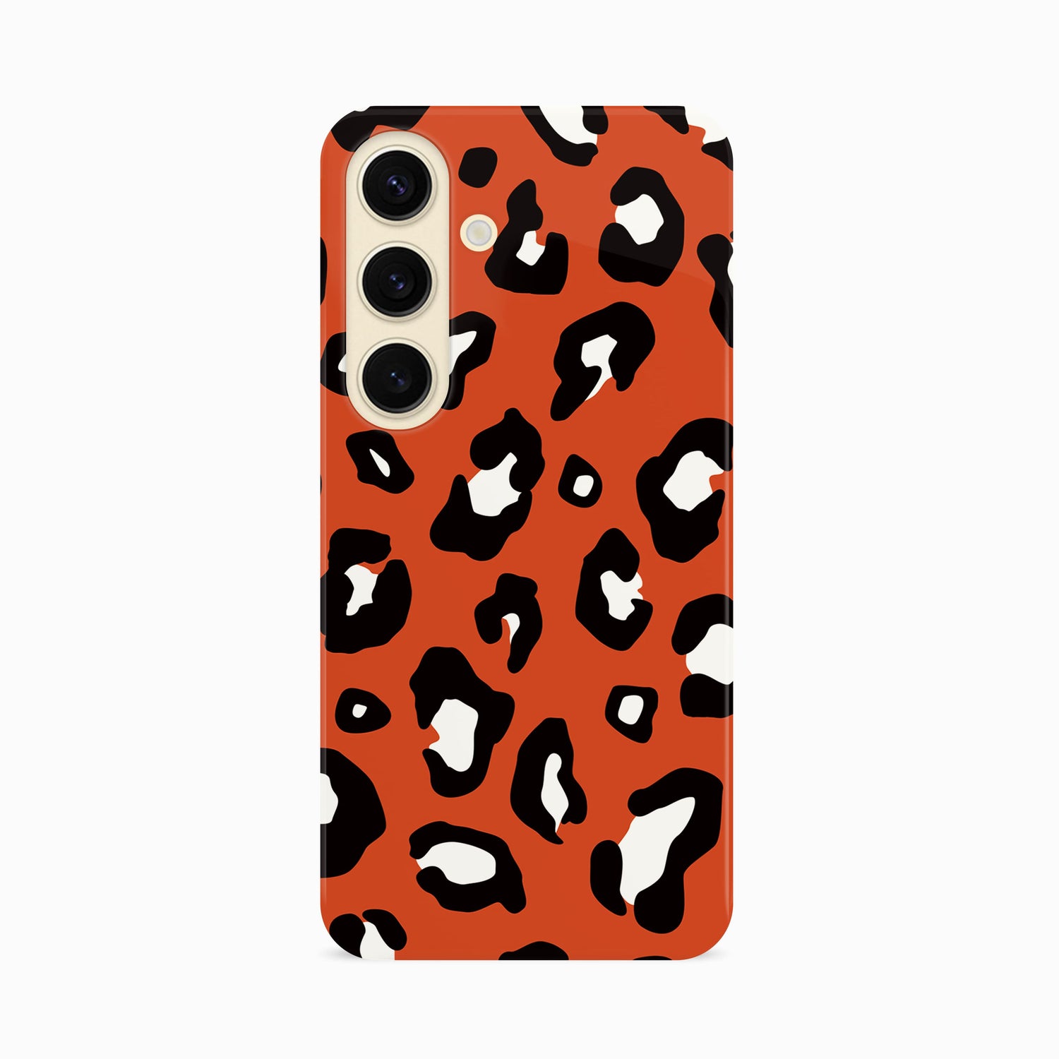 Burnt Orange Leopard Print Pattern Phone Case Phone Case