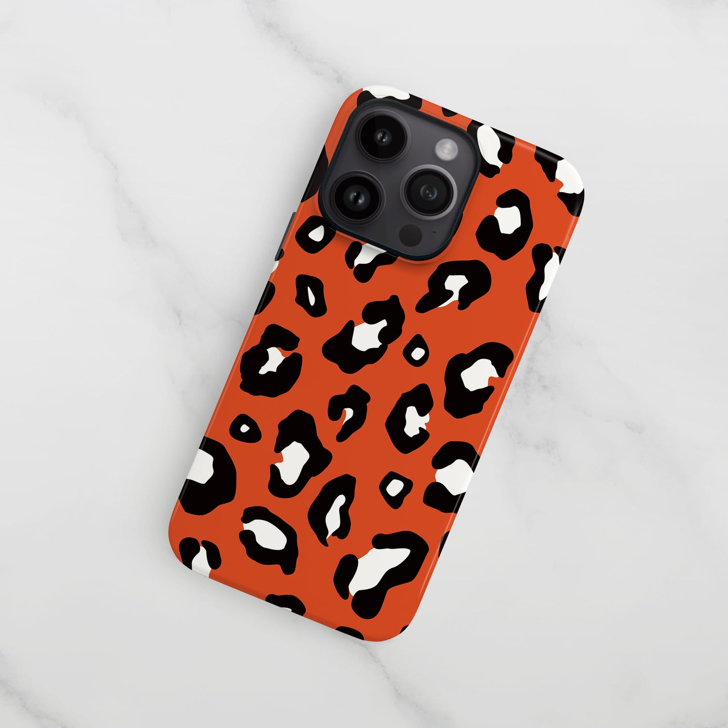 Burnt Orange Leopard Print Pattern Phone Case  Phone Case