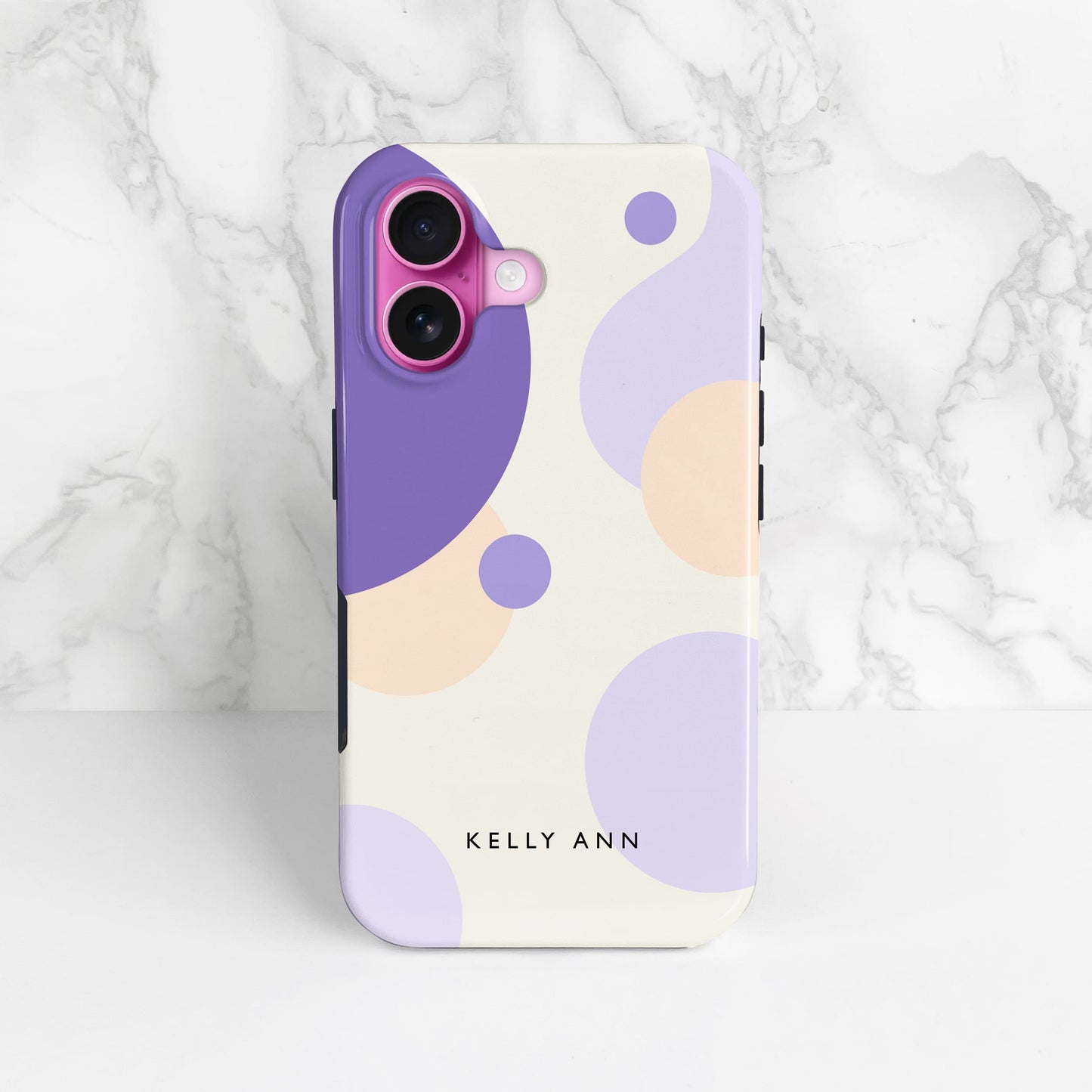 Abstract Purple Spots Personalised Case  Phone Case