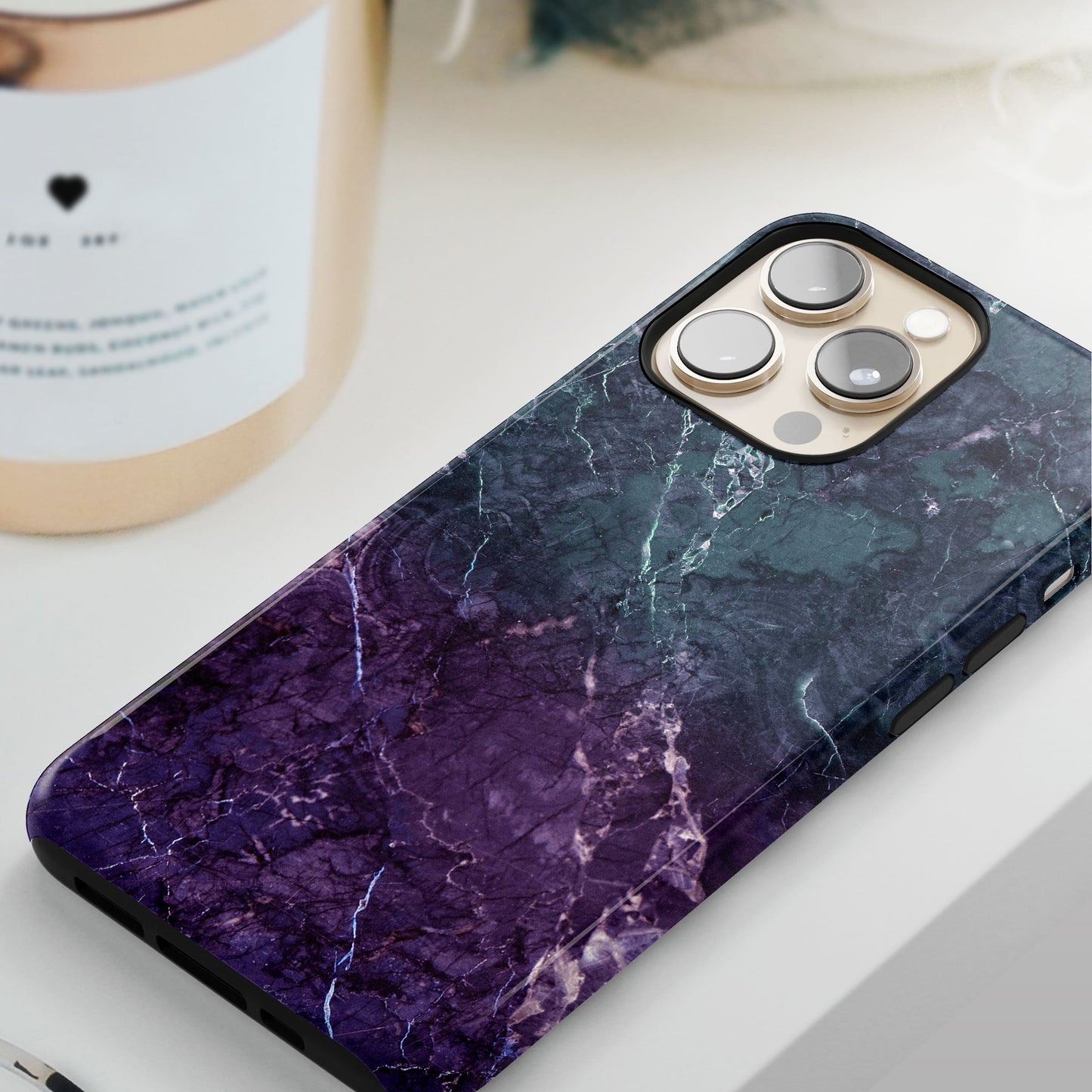 Dark Chaos Marble Print Case  Phone Case