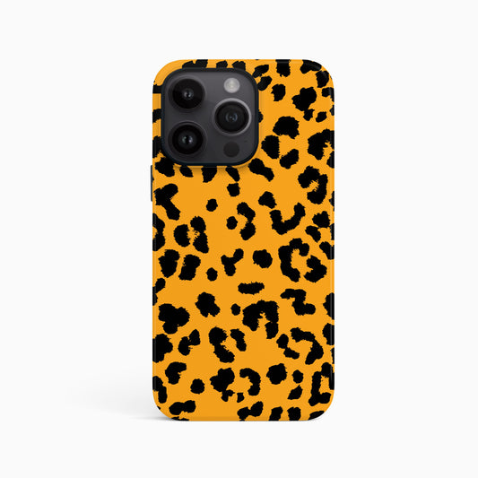 Yellow Cheetah Print Phone Case iPhone 16 Pro Phone Case