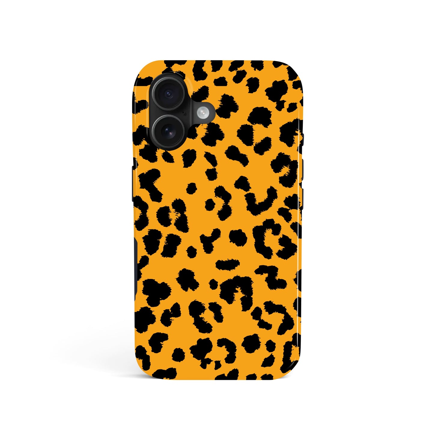 Yellow Cheetah Print Phone Case iPhone 16 Phone Case