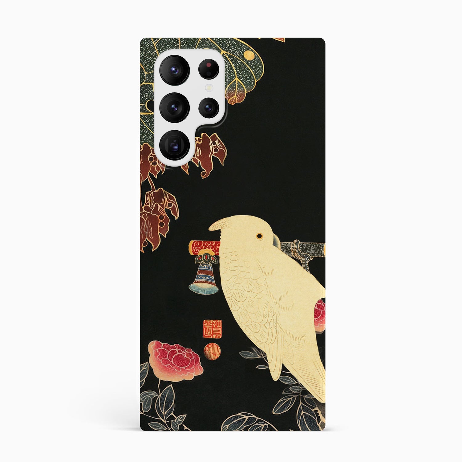 Cockatoo Vintage Bird Print Case Samsung Galaxy S23 Ultra Phone Case