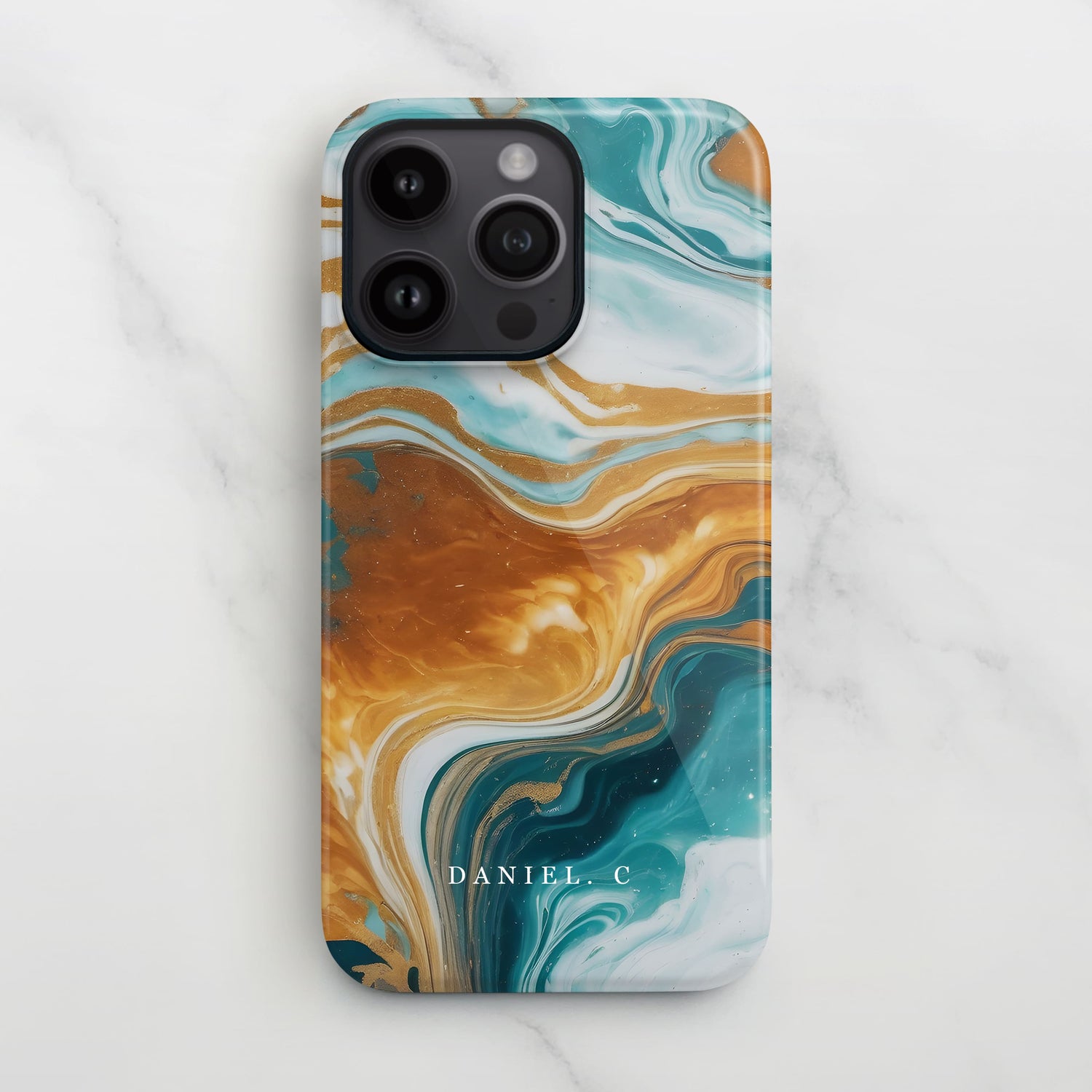 Coffee Marble Custom Name Case  Phone Case