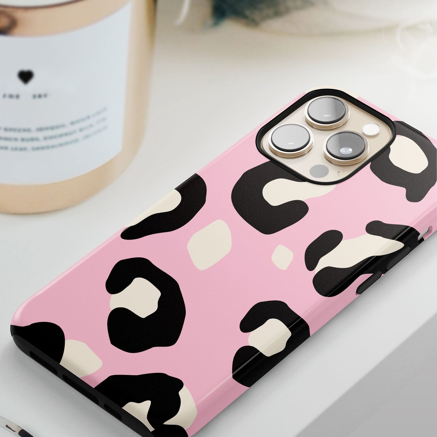 Baby Pink Leopard Print Magsafe Case Phone Case