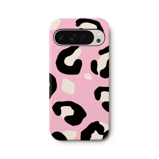 Modern Pink Leopard Print Spots Google Pixel Case Google Pixel 9 Phone Case