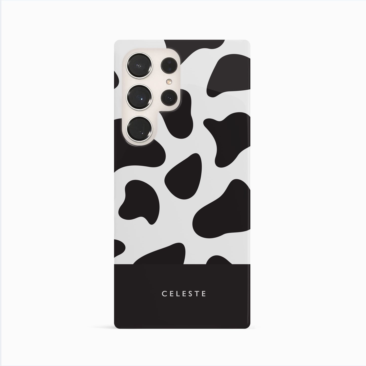 Personalised Cow Spot Pattern Case Samsung Galaxy S23 Ultra Phone Case