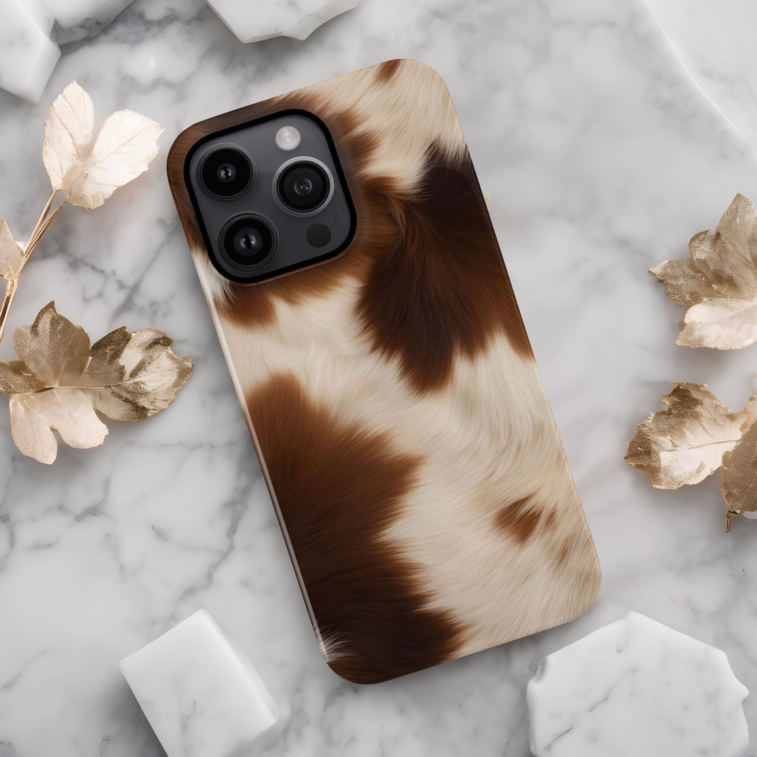 Cowhide Cow Pattern Print Case  Phone Case