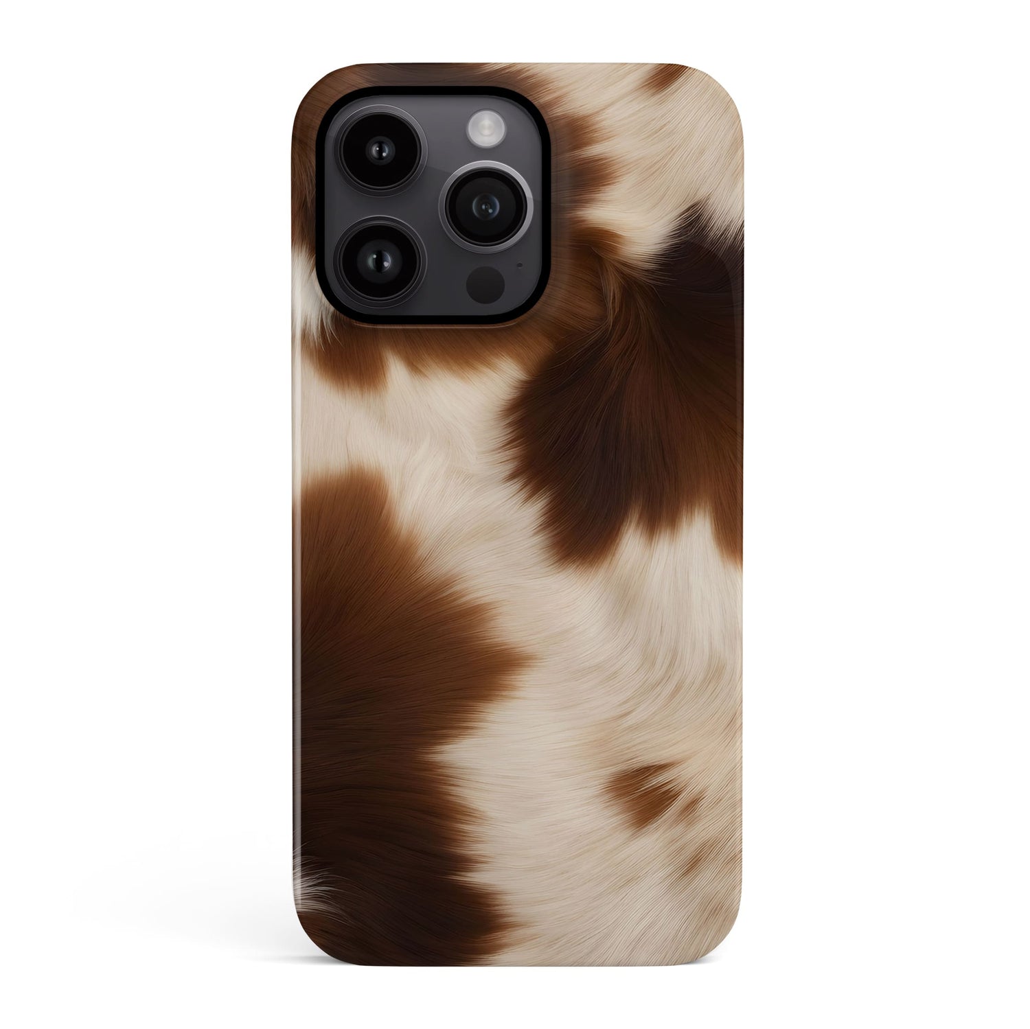 Cowhide Cow Pattern Print Case iPhone 15 Phone Case