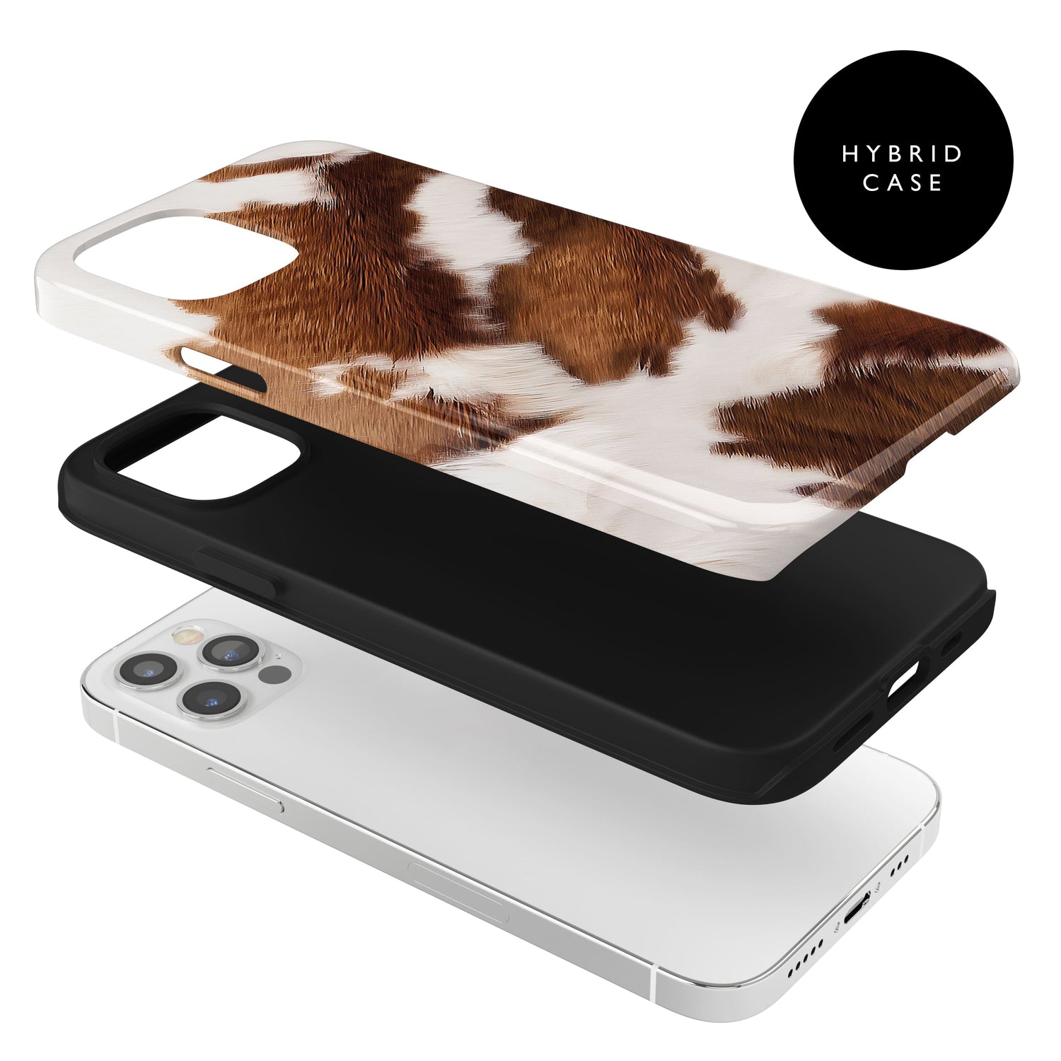 Cowhide Print Google Pixel Case Phone Case