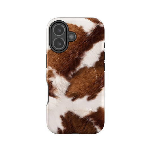 Cowhide Print Magsafe iPhone Case