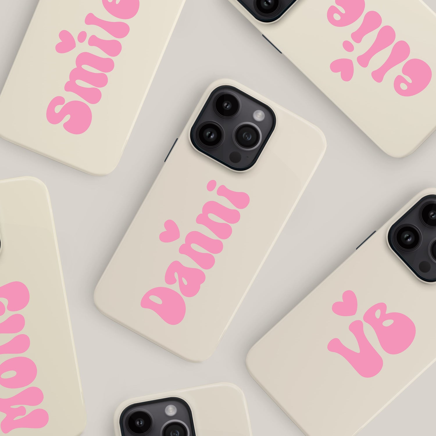 Personalised Pink Retro Name Case  Phone Case