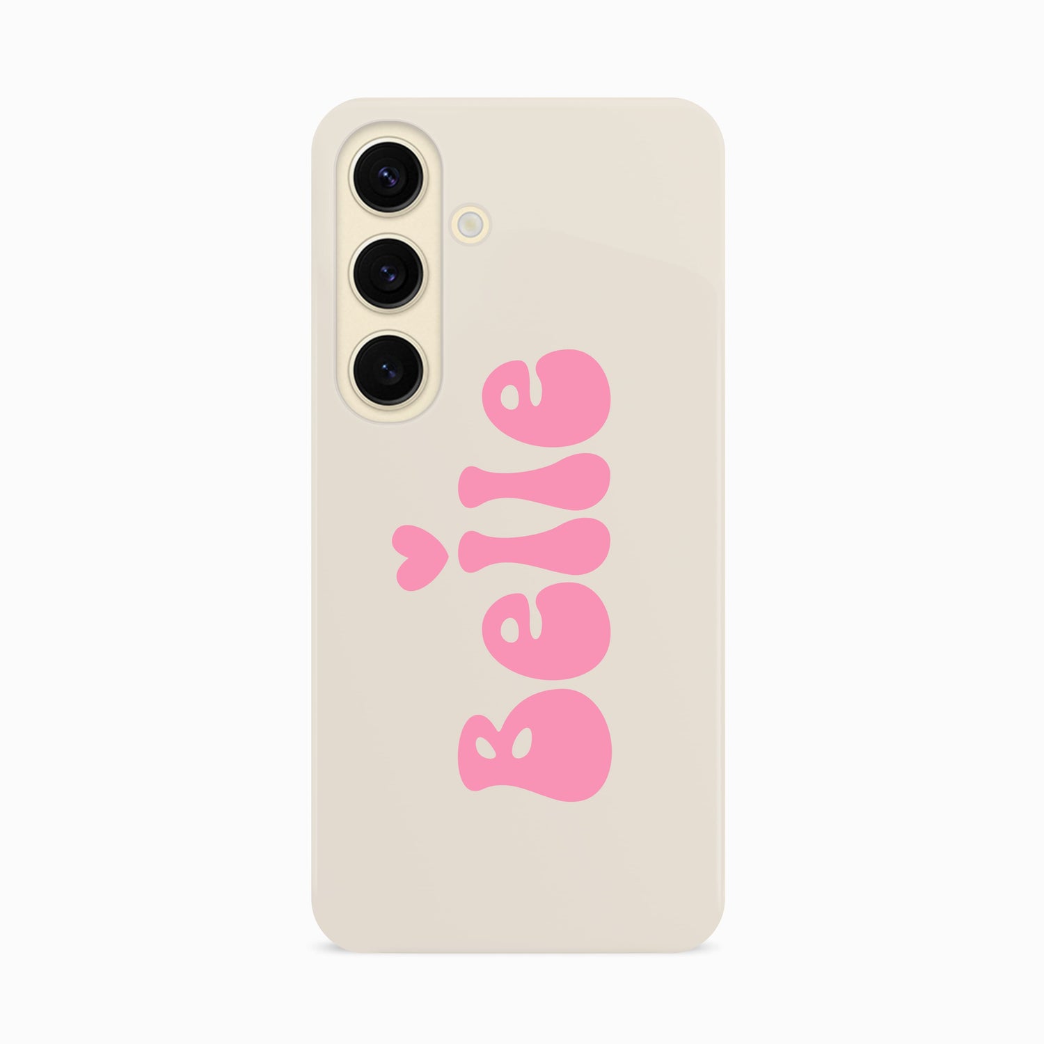 Personalised Pink Retro Name Case Samsung Galaxy S24 Phone Case