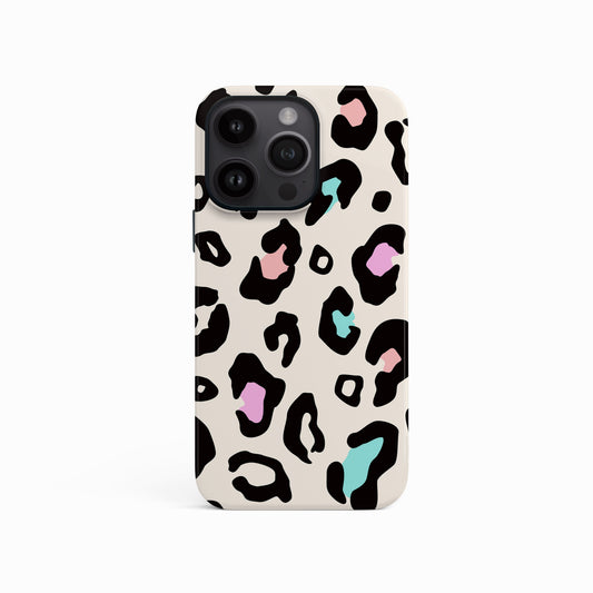 Multicolour Leopard Spots Case iPhone 15 Phone Case