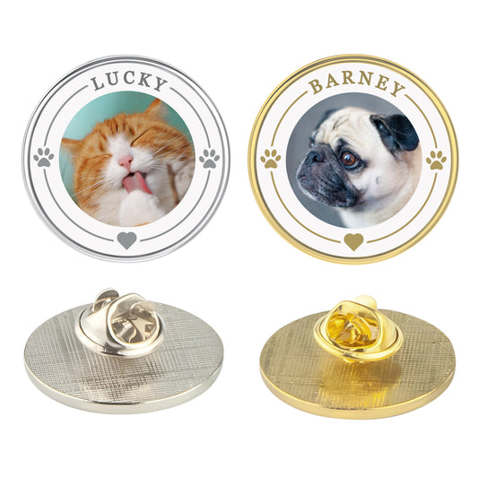 Custom Pet Photo Pin Badge Pin Badge