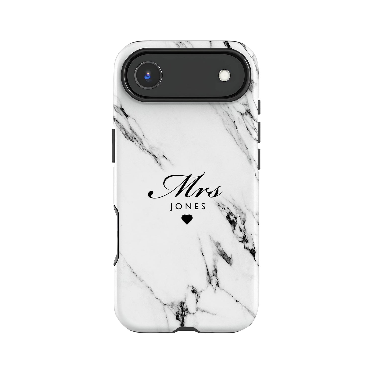 White Marble Custom Wife Name Phone Case iPhone 17 Air Phone Case