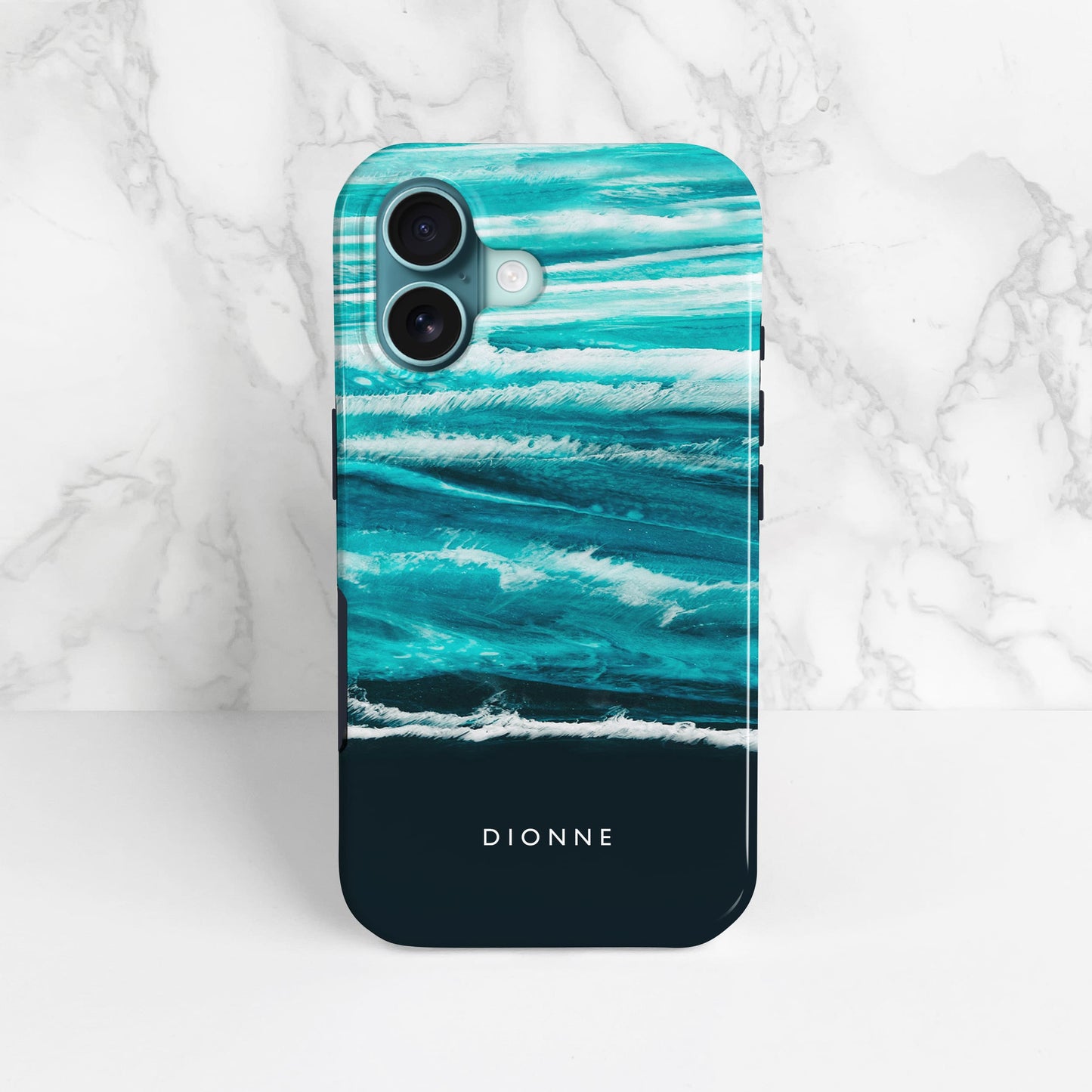 Ocean Marble Personalised Name Phone Case  Phone Case