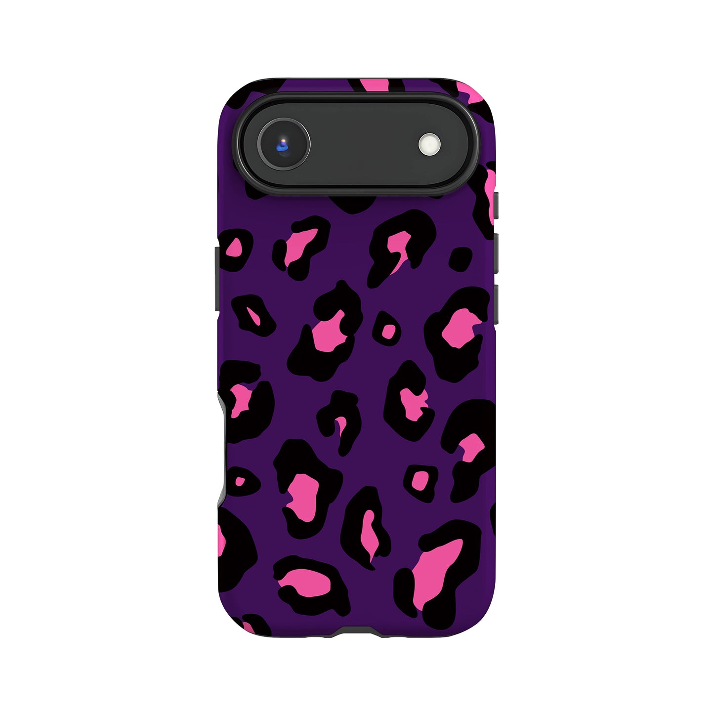 Dark Purple Leopard Spot Pattern Case iPhone 17 Air Phone Case