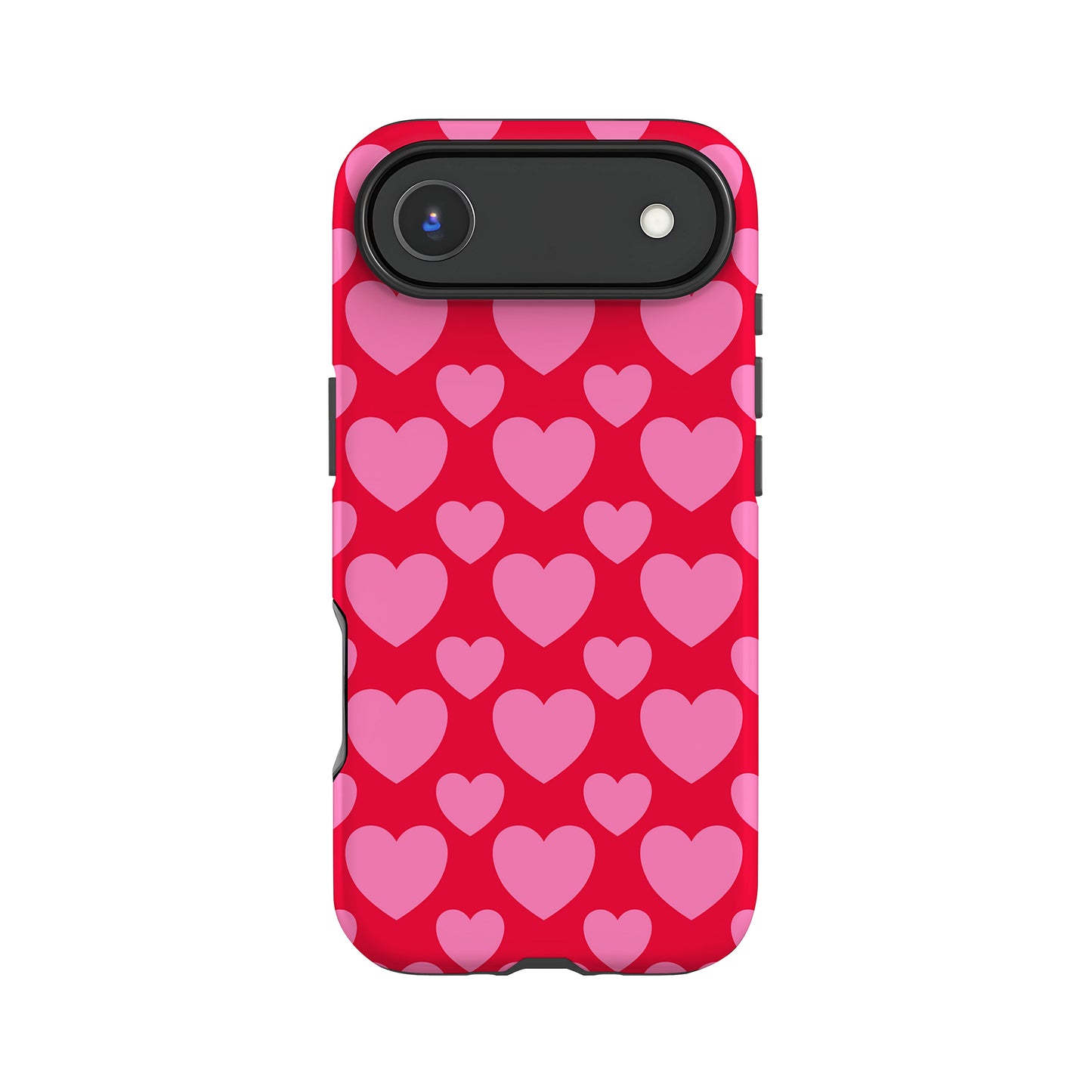 Pink and Red Love Heart Pattern Case iPhone 17 Air Phone Case
