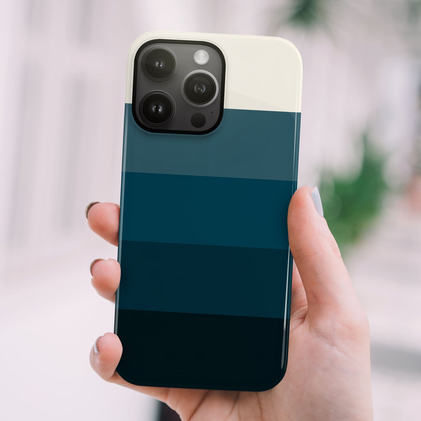 Dark Blue Stripe Pattern Personalised Case  Phone Case