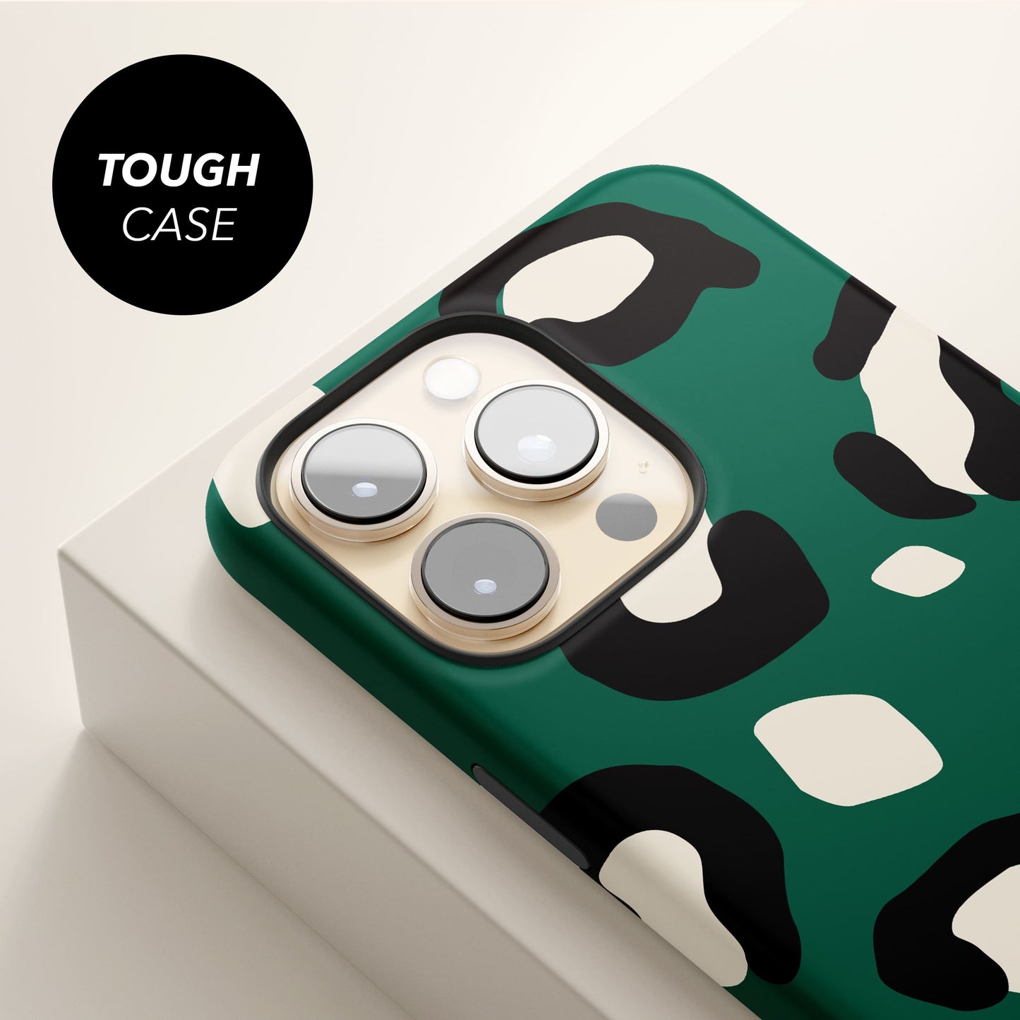 Dark Forest Green Modern Leopard Print Case  Phone Case