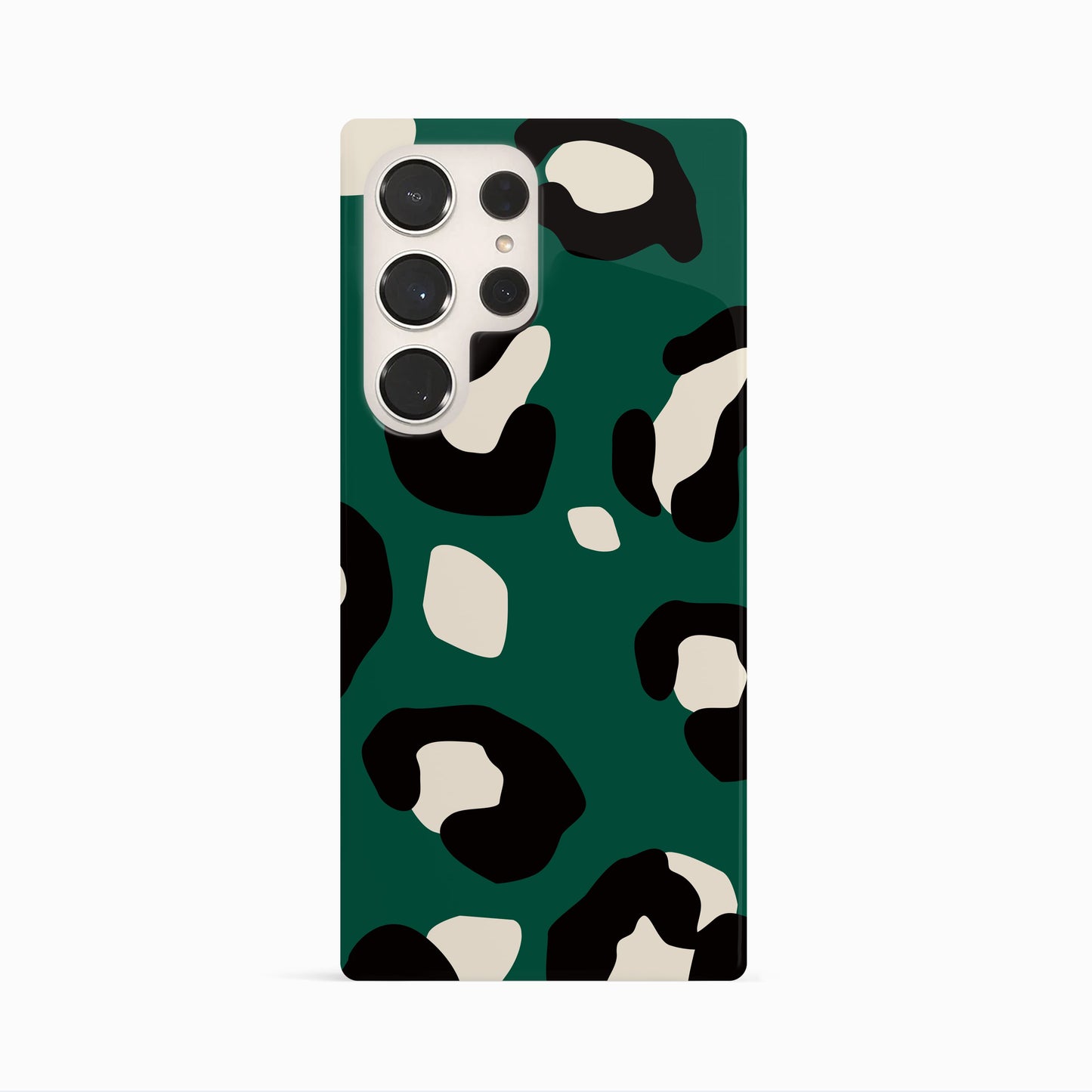 Dark Forest Green Modern Leopard Print Case Phone Case