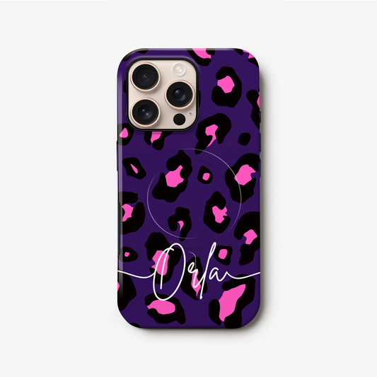 Dark Purple Pink Custom Magsafe Case