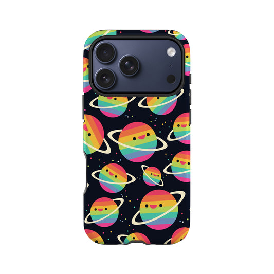Cartoon Planet Space Pattern Phone Case iPhone 17 Pro Phone Case