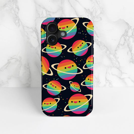 Cartoon Planet Space Pattern Phone Case  Phone Case