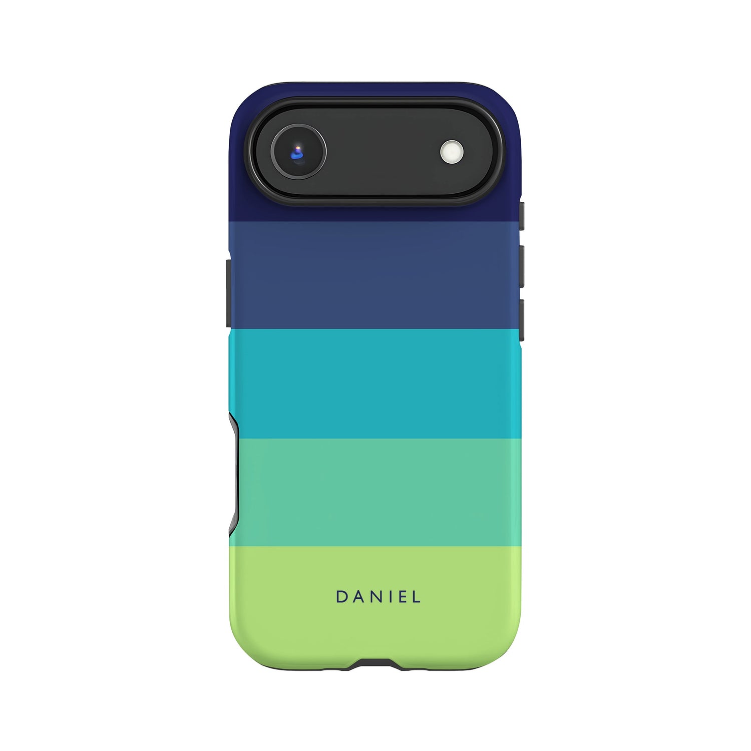 Blue Turtle Stripes Phone Case iPhone 17 Air Phone Case