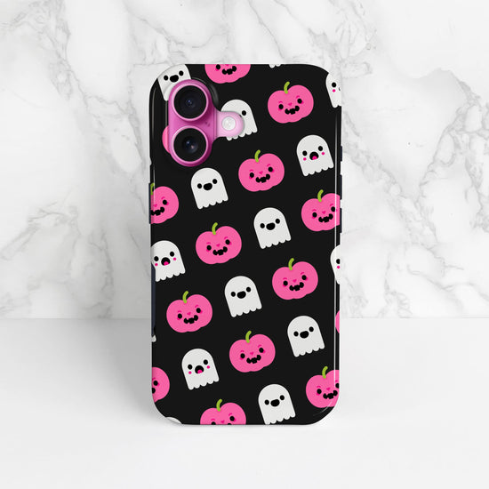 Pink Pumpkin Pattern Halloween Case  Phone Case