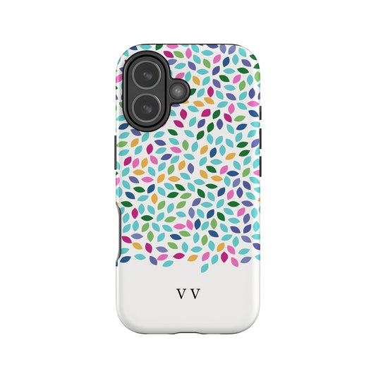 Ditsy Leaf Floral Personalised iPhone Case iPhone 17 Phone Case
