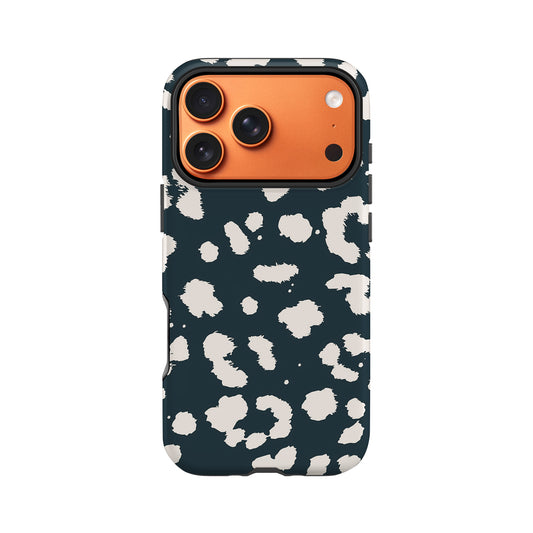 a phone case with a leopard print pattern and a camera lens cover.