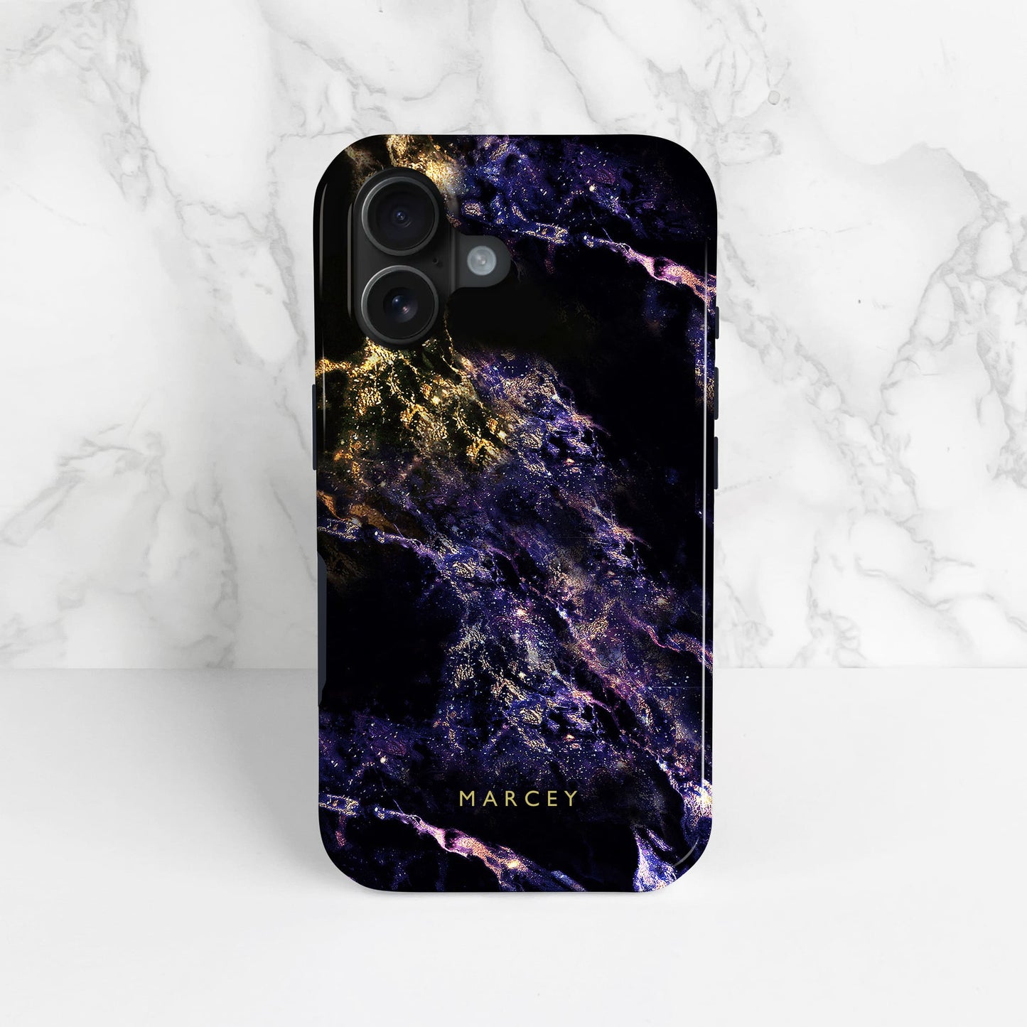 Purple Space Dust Marble Phone Case  Phone Case