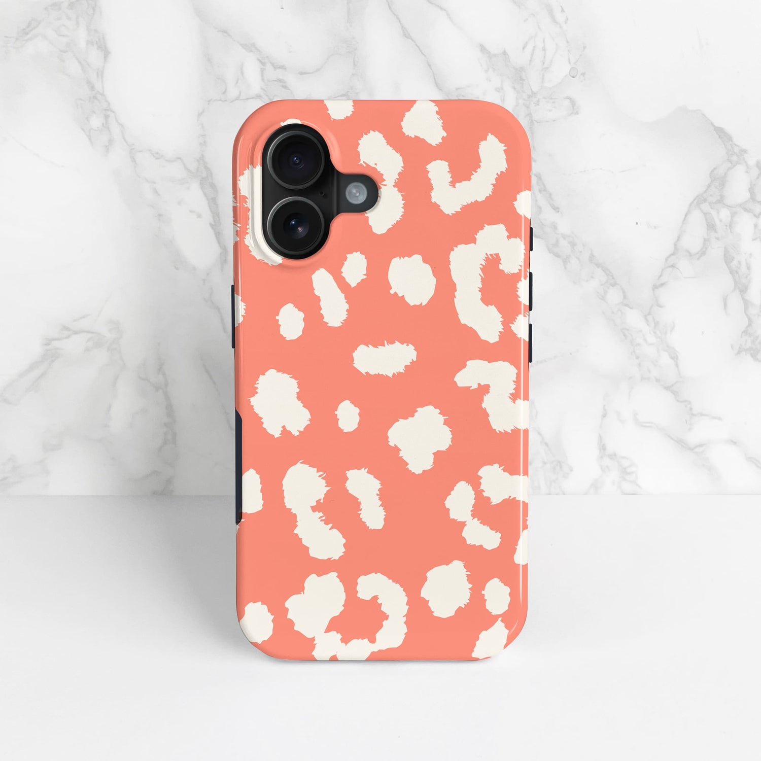 Abstract Orange Coral Leopard Print Case  Phone Case