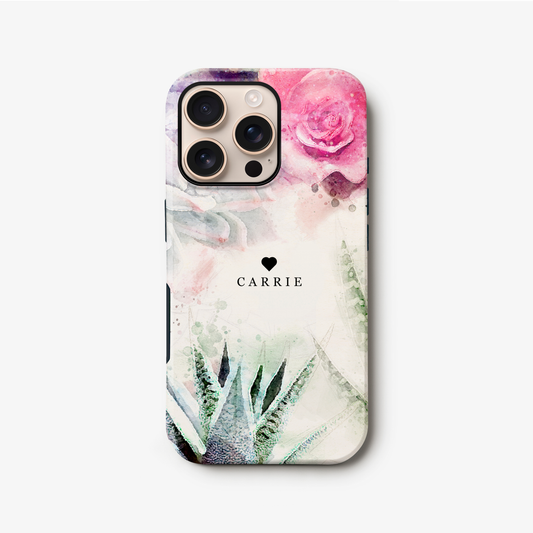 Floral Botanical Print Phone Case iPhone 16 Phone Case