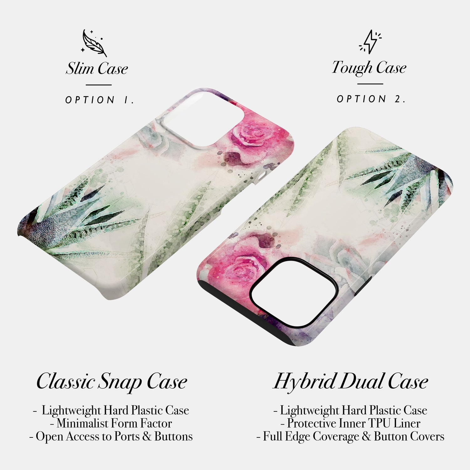 Floral Botanical Print Phone Case Phone Case