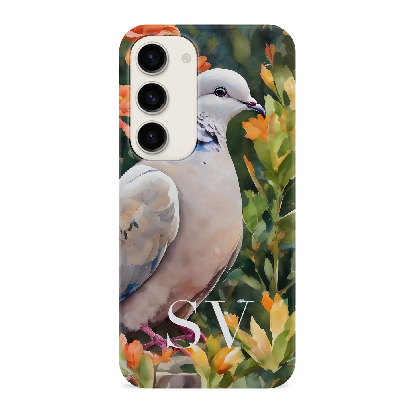 Floral Dove Print Case