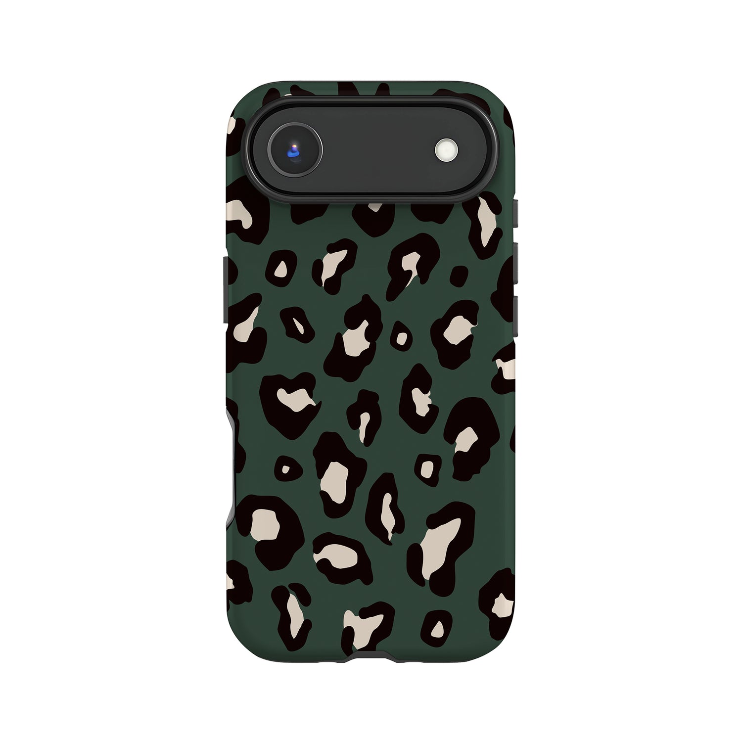 Dark Forest Green Leopard Print Case iPhone 17 Air Phone Case