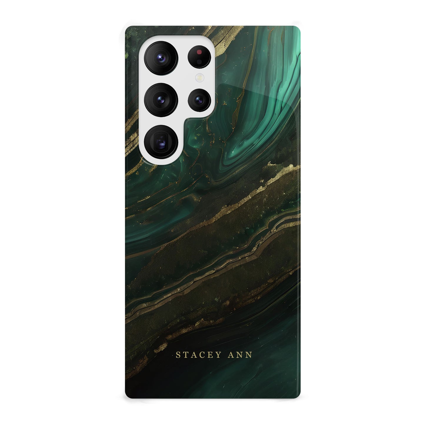 Gold Forest Marble Print Case