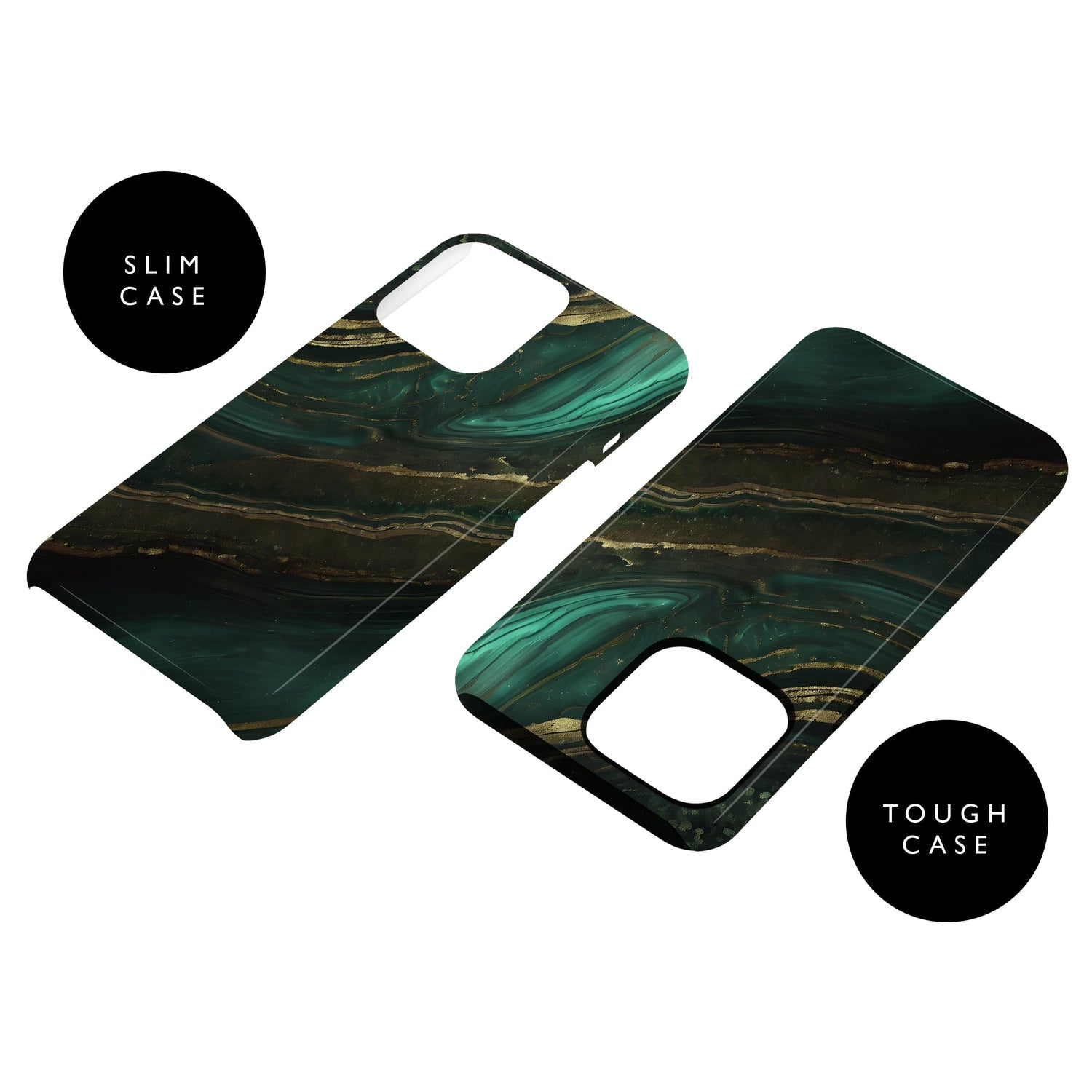 Gold Forest Marble Print Case  Phone Case