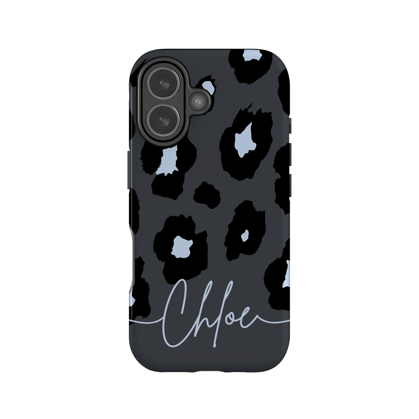 Glacier Blue Leopard Print Case iPhone 17 Phone Case
