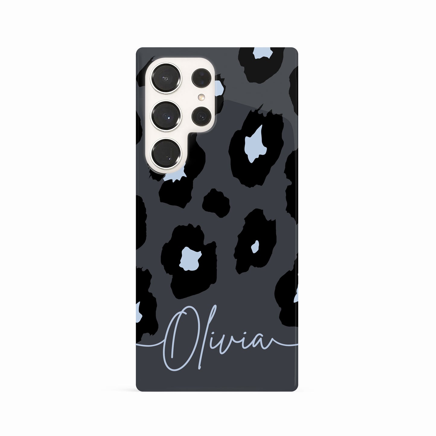 Glacier Blue Leopard Print Case Phone Case