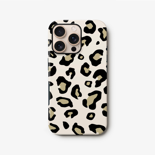 Gold Leopard Print Spots Phone Case iPhone 16 Phone Case