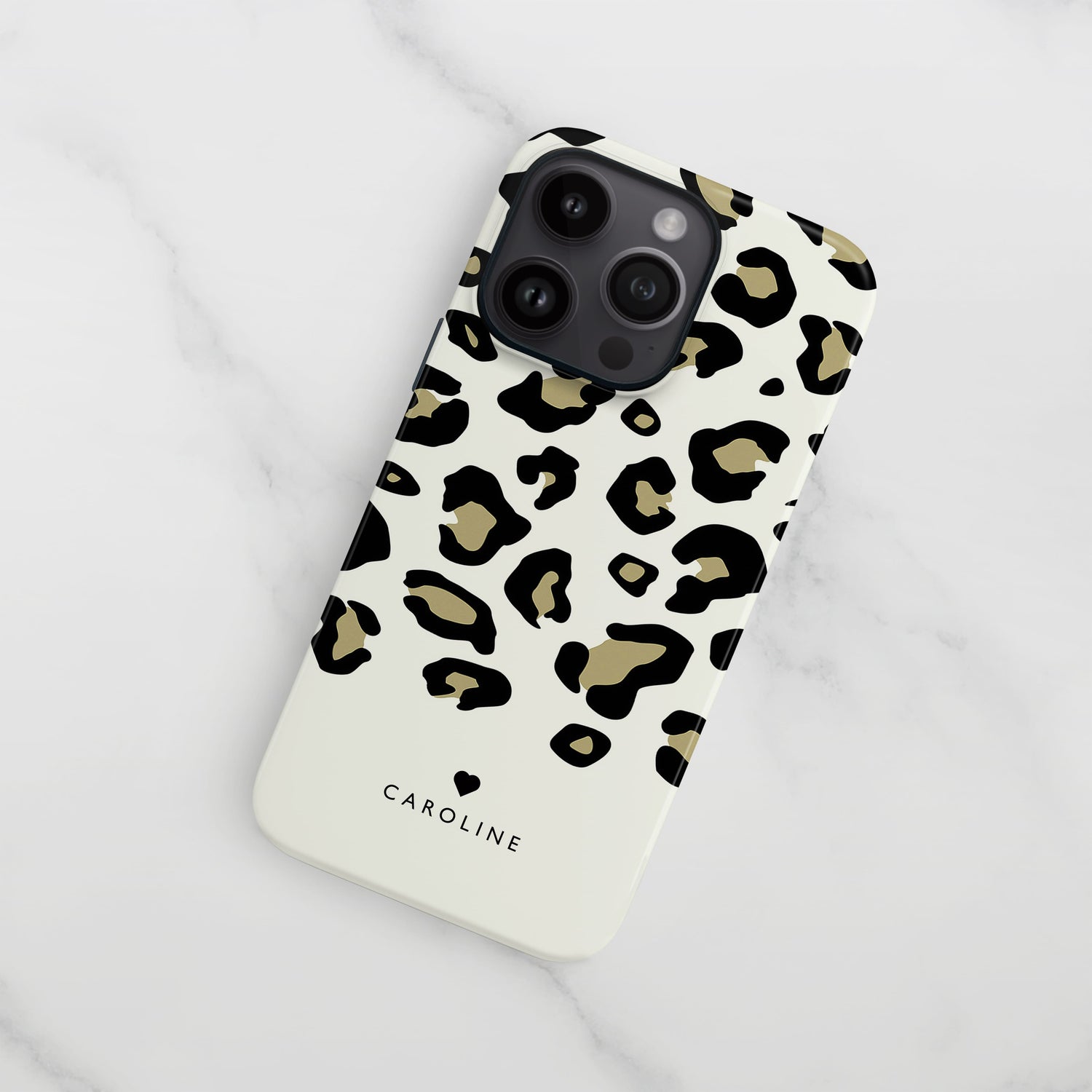 Gold Leopard Print Personalised Phone Case  Phone Case