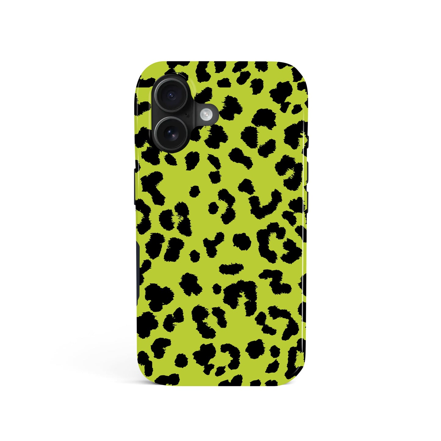 Classic Green And Black leopard Print Case iPhone 16 Pro Phone Case